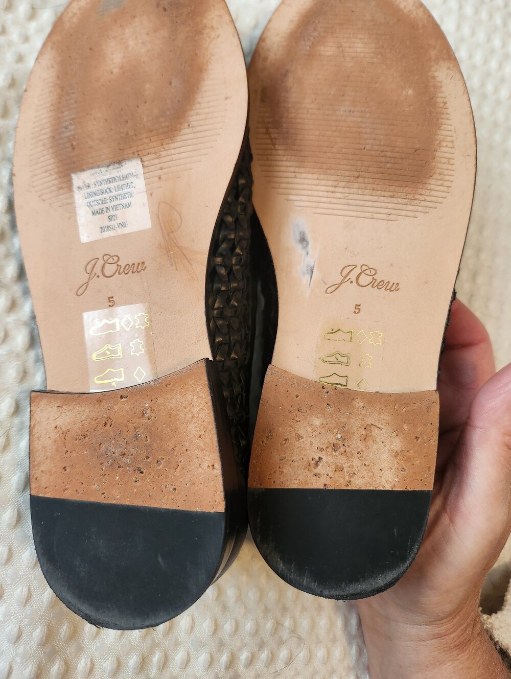 Women's Leather J Crew Shoes Size 5 - Picture 8 of 8